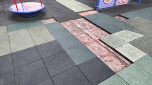 兒童遊樂場地墊更換工程