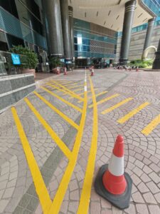 道路熱熔漆劃線工程
