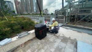 戶外狗糞收集箱安裝工程