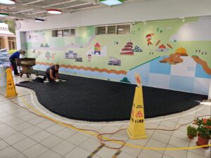  EPDM 現場無縫安全地墊鋪設工程