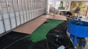  EPDM 現場無縫安全地墊鋪設工程