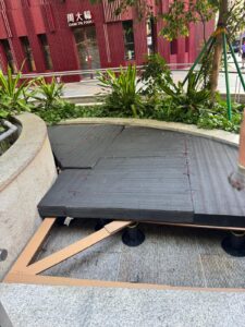 阻燃、防UV」仿真綠植美化工程