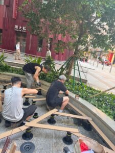 阻燃、防UV」仿真綠植美化工程