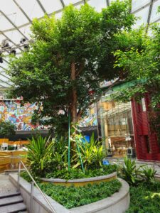 阻燃、防UV」仿真綠植美化工程